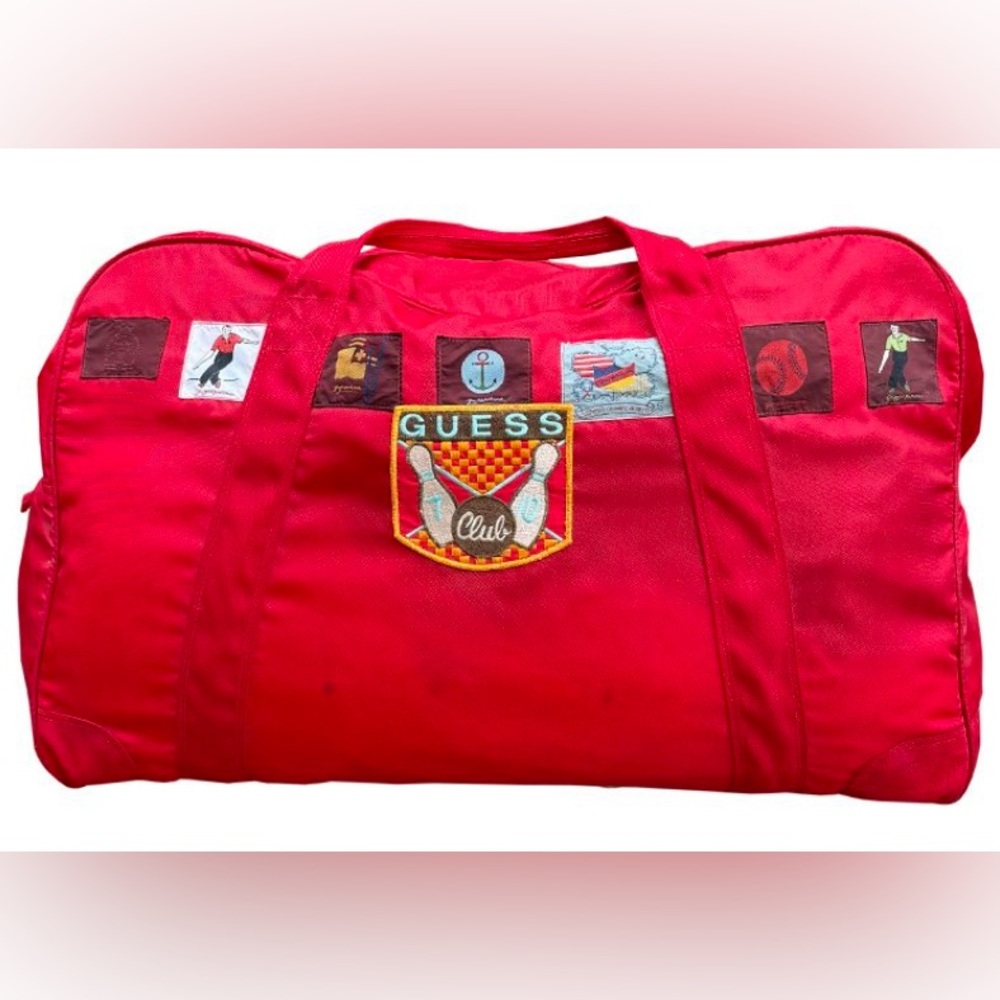 Vintage Guess Jeans Club Duffle Bag